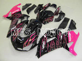 Kawasaki NINJA ZX14R 2006-2011 Injection ABS Fairing - Flame - Black Pink - MFS6093